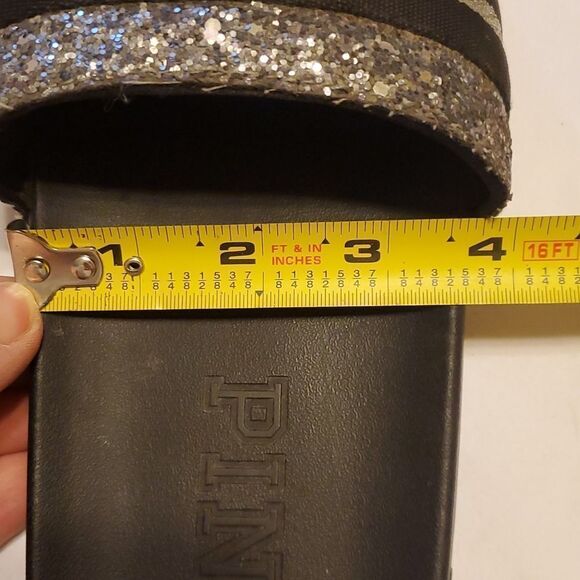 𝅺PINK SILVER glitter slides - Picture 8 of 8